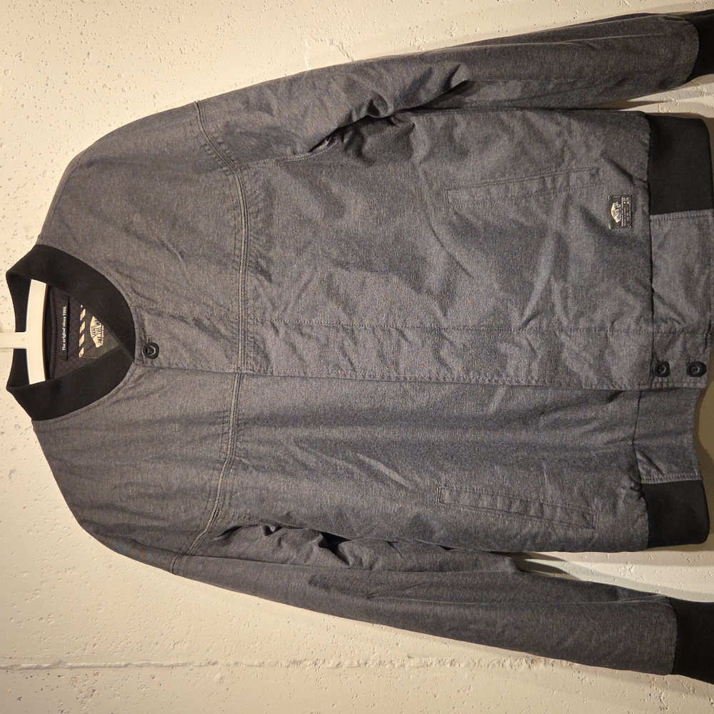 Vans Men's Charcoal Bomber Jacket (Large)